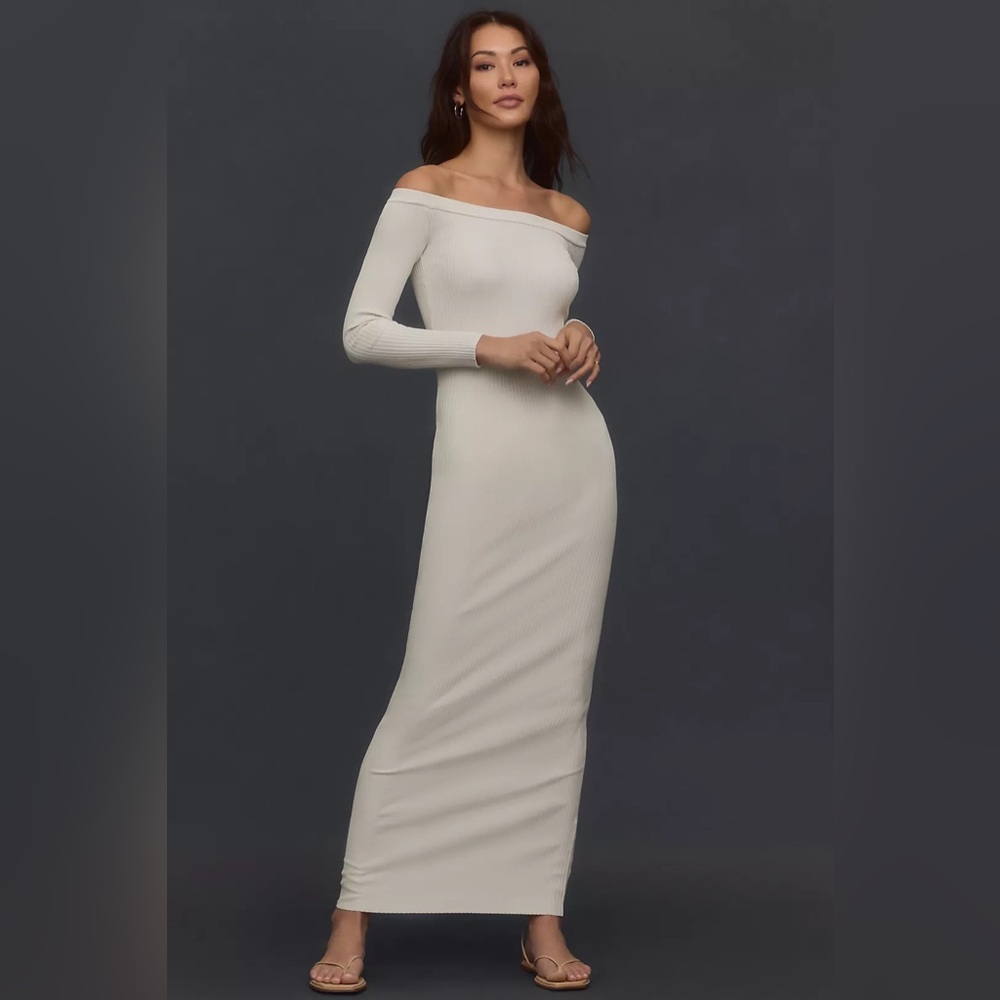 Good American Stretch Rib Maxi Dress